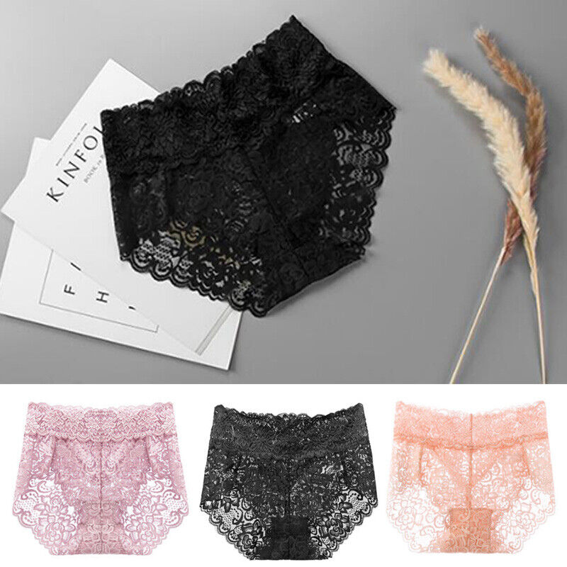 Sexy Lace High Waist Underwear (Pack of 5), NikkiandNaomi