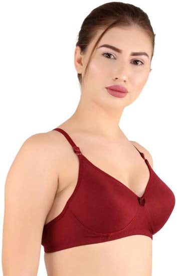 Women T-Shirt Lightly Padded Bra, NikkiandNaomi