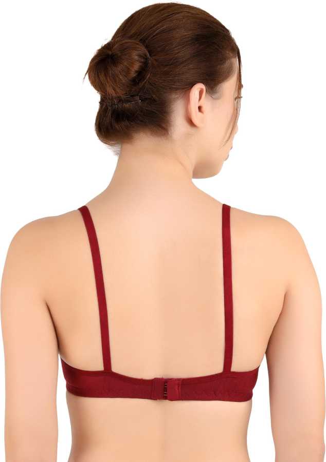 Women T-Shirt Lightly Padded Bra, NikkiandNaomi