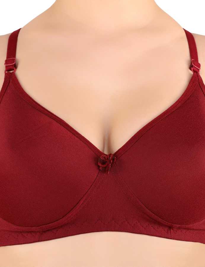 Women T-Shirt Lightly Padded Bra, NikkiandNaomi