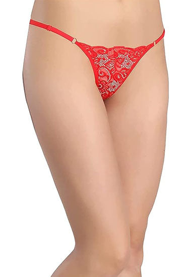 Women Lace G-String Set - Pack of 4, NikkiandNaomi