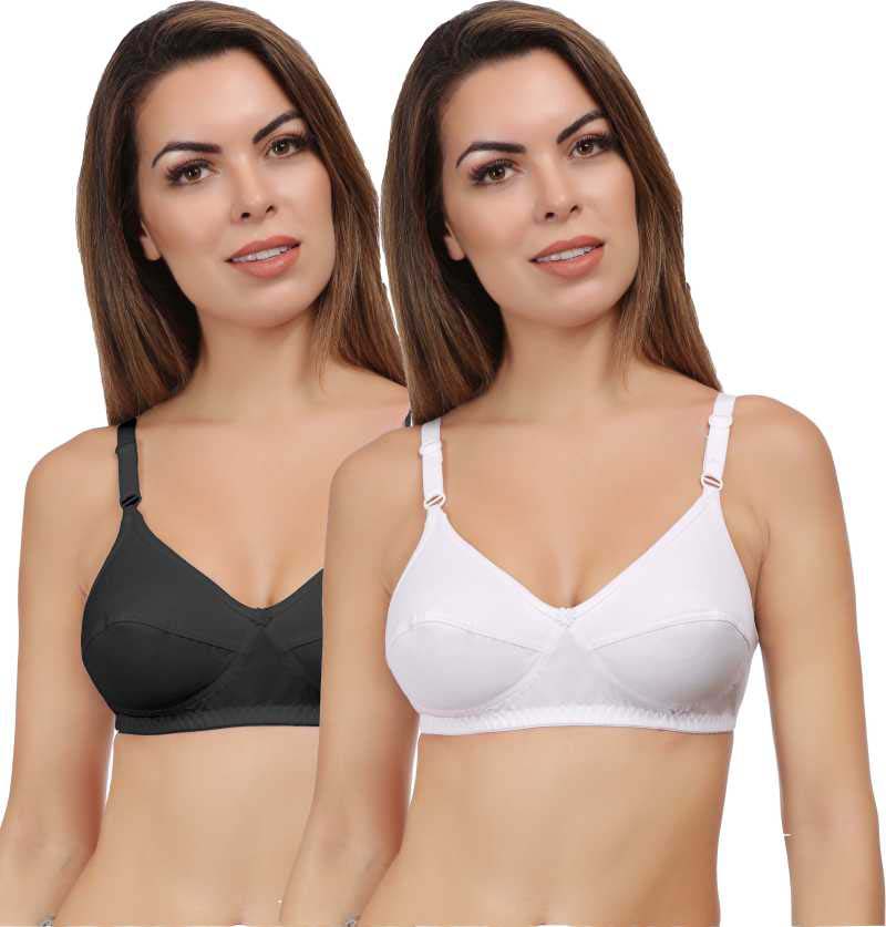 Clearance Sale Pack of 10 Cotton Summer Bras, NikkiandNaomi