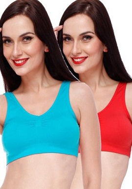 Comfy Sports Bra (Pack of 2), NikkiandNaomi