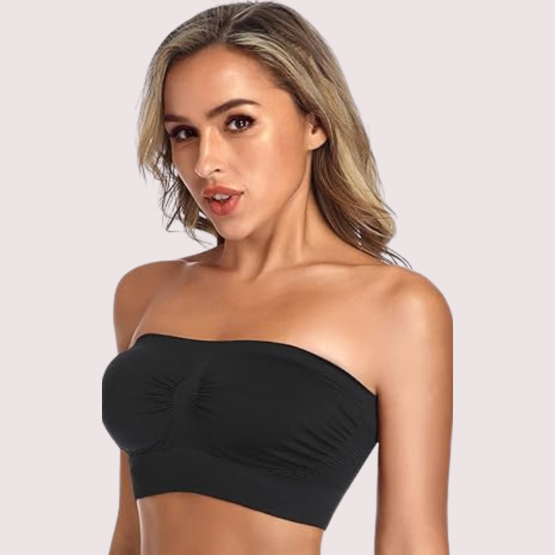 Seamless Tube Bras - Non-Padded (Pack of 2), NikkiandNaomi