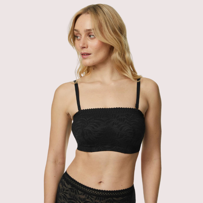Non-Wired Lace Tube Bralette (Pack of 2), NikkiandNaomi