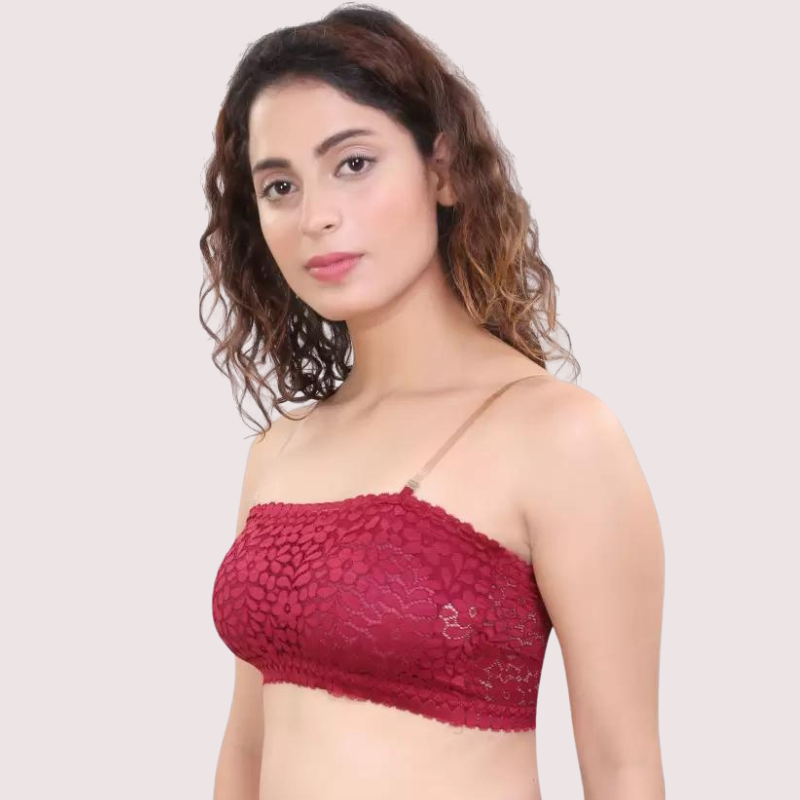 RelaxedFit Stretchable Wirefree Bralette for Effortless Style, NikkiandNaomi