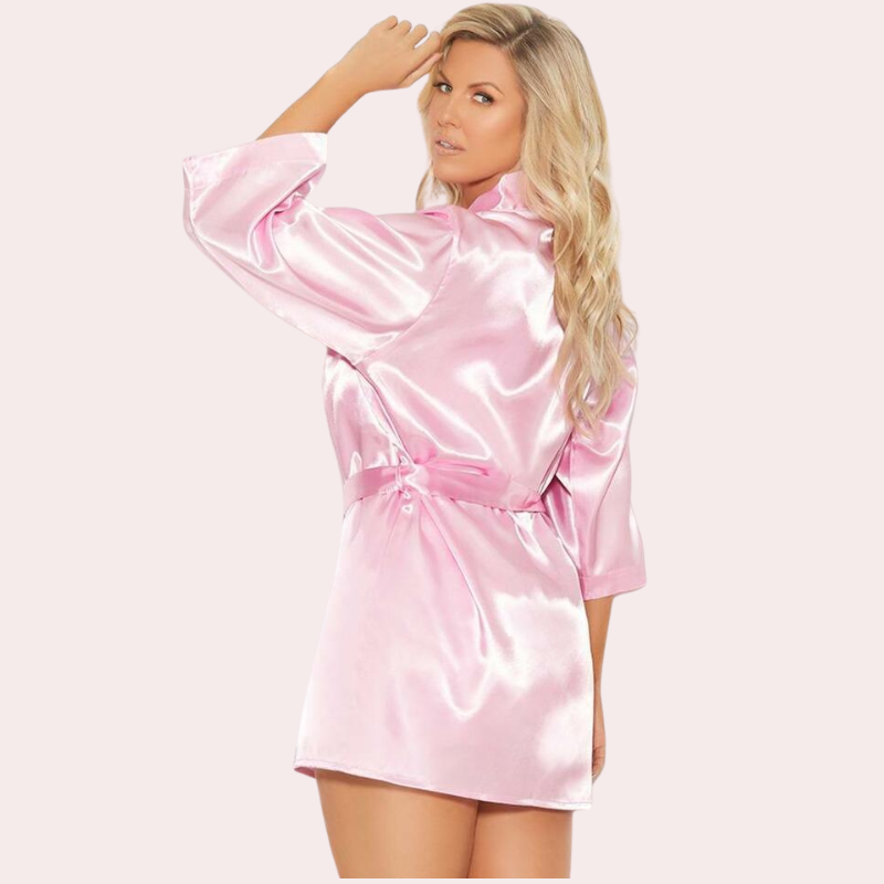 Women&#39;s Silk Robe for Intimate Nights &amp; Daywear Glam, NikkiandNaomi