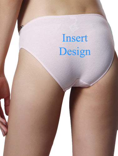 Women Customize Mid Rise Cotton Bikini Panty, NikkiandNaomi