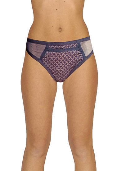 Ann Crazy Full Hearts Black Thong Panty, NikkiandNaomi