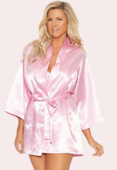 Women's Silk Robe for Intimate Nights & Daywear Glam, NikkiandNaomi